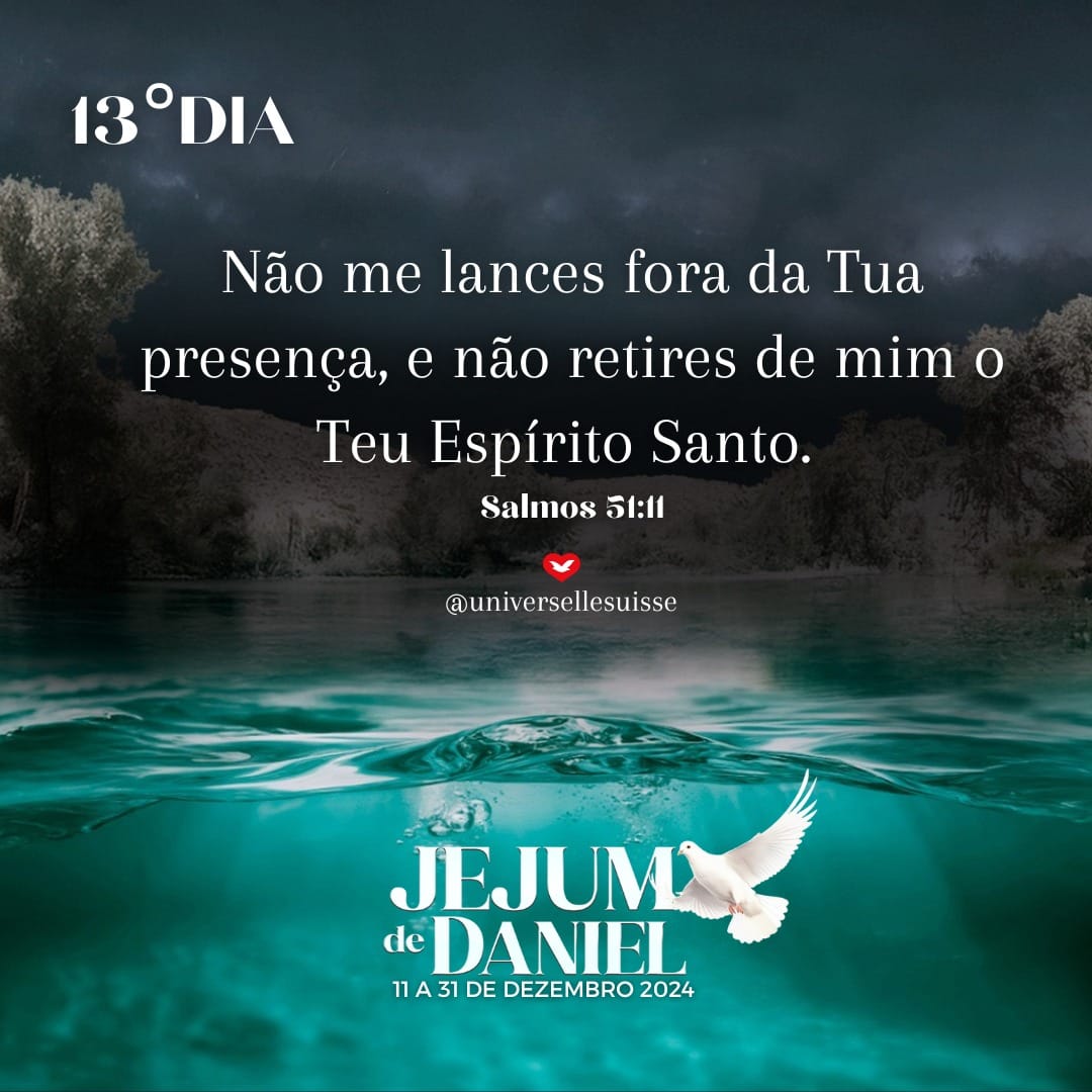 Ao esconder suas iniquidades - 13° dia