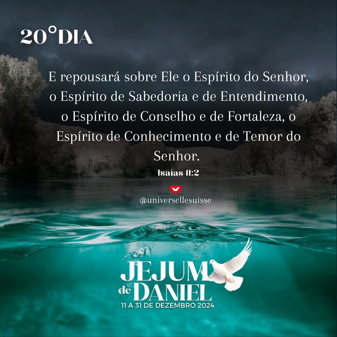 Repousará sobre Ele - 20° dia